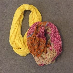 (2) Infinity scarves